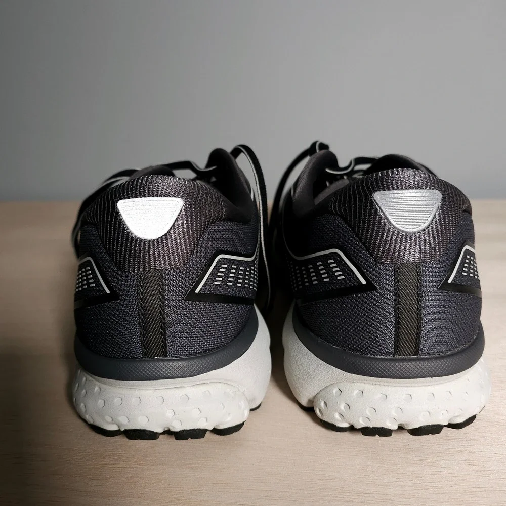Brooks Ghost 12 Running Shoes Mens 13 Grey Black Neutral Trainers 1103161D075‎